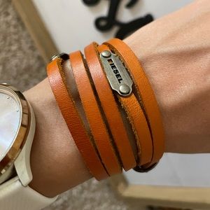 Diesel leather bracelet new